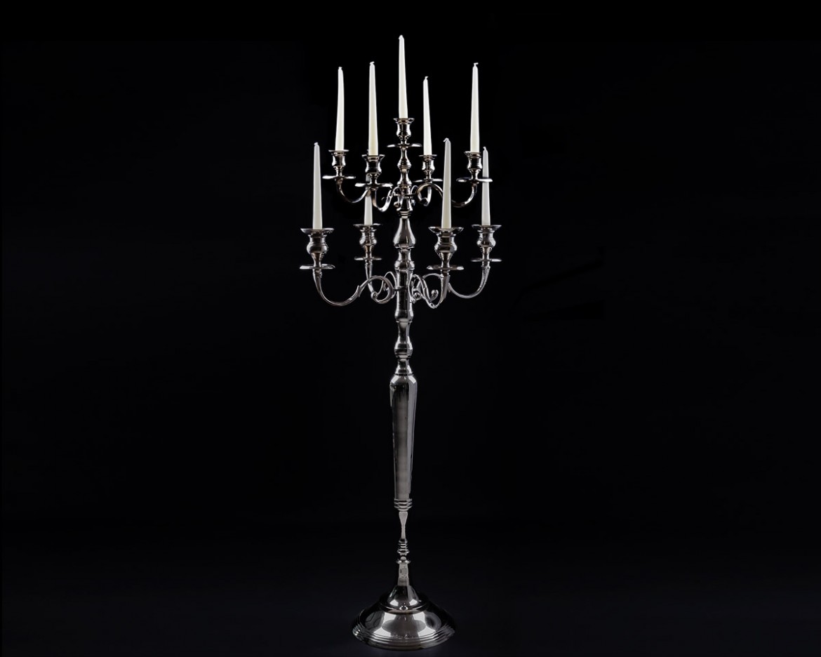 Aluguer candelabros de 9 velas 145cm